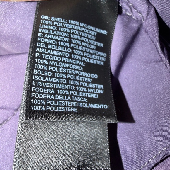 The North Face Women's Dark Purple Puffer Jacket - Picture 5 of 5